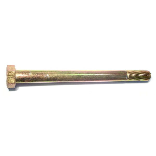 Midwest Fastener Grade 8, 1"-8 Hex Head Cap Screw, Zinc Yellow Steel, 12 in L, 5 PK 51622 - main
